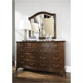 American Drew Cherry Grove Triple Dresser in Mid Tone Brown