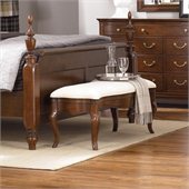 American Drew Cherry Grove Bed Bench in Mid Tone Brown