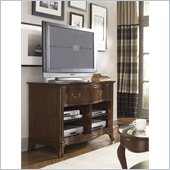 American Drew Cherry Grove Entertainment Console in Mid Tone Brown