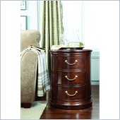 American Drew Cherry Grove Drum End Table in Mid Tone Brown