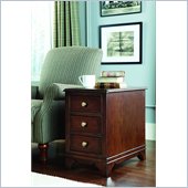 American Drew Cherry Grove Chairside Table in Mid Tone Brown