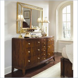American Drew Bob Mackie Signature Ribbon Mirror and Dresser Set