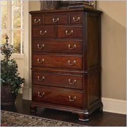 American Drew Bob Cherry Grove Landscape Mirror and Dresser Set