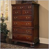 American Drew Bob Cherry Grove Landscape Mirror and Dresser Set