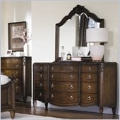 American Drew Jessica McClintock Landscape Mirror and Dresser Set 