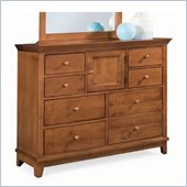 American Drew Sterling Pointe Landscape Mirror and Dresser Set in Cherry