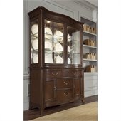 American Drew Cherry Grove China Deck in Mid Tone Brown