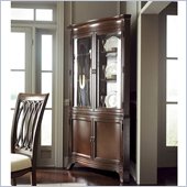 American Drew Cherry Grove Corner China Base in Mid Tone Brown