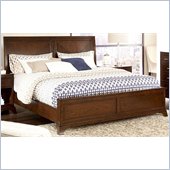 American Drew Essex Low Profile King Sleigh Bed in Mink