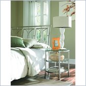 American Drew Essex Metal Nightstand in Mink