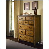 American Drew Americana Home Drawer Chest in Warm Khaki Oak