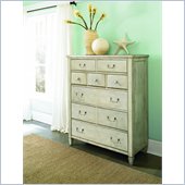 American Drew Americana Home Drawer Chest in Weathered White