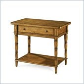 American Drew Americana Home Leg Nightstand in Warm Khaki Oak