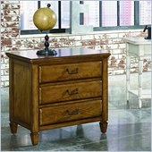 American Drew Americana Home Drawer Nightstand in Warm Khaki Oak