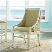 American Drew Americana Home Freeport Accent Chair in Weathered White
