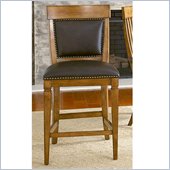 American Drew Americana Home Counter Height Chair in Warm Khaki Oak