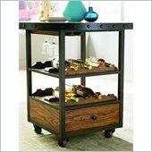 American Drew Americana Home Dining Table in Rustic Dark Oak