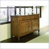 American Drew Americana Home Buffet in Warm Khaki Oak
