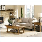 American Drew Americana Home Cocktail Table in Warm Khaki Oak