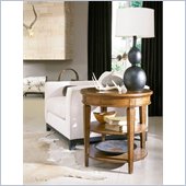 American Drew Americana Home Lamp Table in Warm Khaki Oak