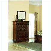 American Drew Barrington House Drawer Chest in Heirloom Cherry
