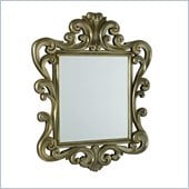 American Drew Jessica McClintock Silver Leaf Accent Mirror