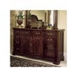 ADD TO YOUR SET: American Drew Cherry Grove 9 Drawer Triple Dresser with Doors in Antique Cherry