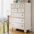 ADD TO YOUR SET: American Drew Camden 5 Drawer Chest in Buttermilk Finish