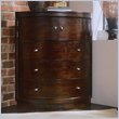 ADD TO YOUR SET: American Drew Tribecca 3 Drawer Corner Chest in Root Beer Finish