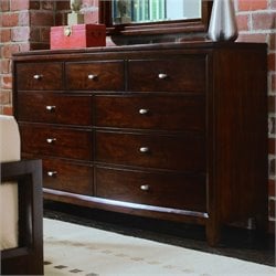 American Drew Tribecca Double Dresser in Root Beer by American Drew