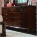 American Drew Tribecca Double Dresser in Root Beer