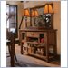American Drew Beacon Ridge Wine Credenza with Accent Mirror