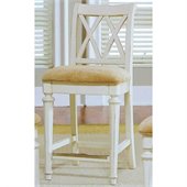 American Drew Camden 25 Inch Splat Back Bar Stool in Buttermilk