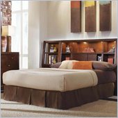 American Drew Tribecca Bookcase Bed 3 Piece Bedroom Set  in Root Beer