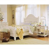 American Drew Camden Panel Bed 3 Piece Bedroom Set in Buttermilk