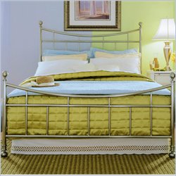 American Drew Camden Metal Bed in Nickel Finish