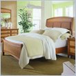 ADD TO YOUR SET: American Drew Antigua Upholstered Panel Bed in Toasted Almond Finish