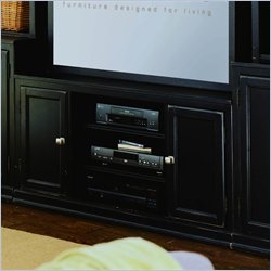 American Drew Camden Black 51 Inch Entertainment Center