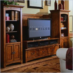 American Drew Beacon Ridge 51 Inch Entertainment Center Set with Towers
