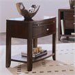ADD TO YOUR SET: American Drew Tribecca 1 Drawer Leg Nightstand in Root Beer Finish