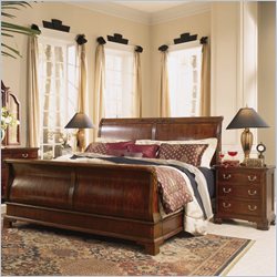 American Drew Cherry Grove Sleigh Bed 2 Piece Bedroom Set