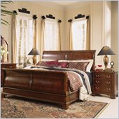 American Drew Cherry Grove Sleigh Bed 2 Piece Bedroom Set