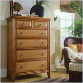 American Drew Antigua 6 Drawer Chest in Toasted Almond Finish