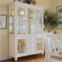 American Drew Camden Antique White China Cabinet