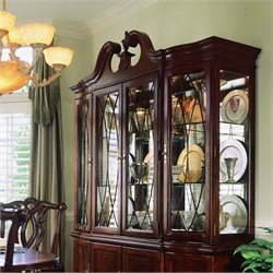 American Drew Cherry Grove Breakfront China Deck