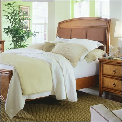 American Drew Antigua Upholstered Panel Bed 2 Piece Bedroom Set