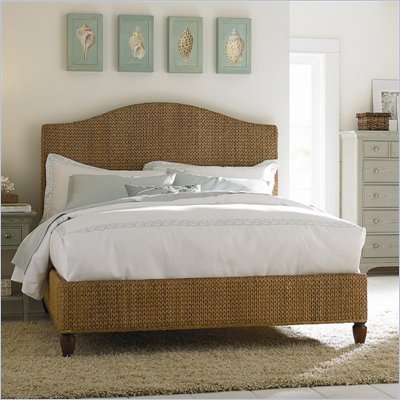 American Drew Ashby Park Banana Leaf Woven Panel Bed