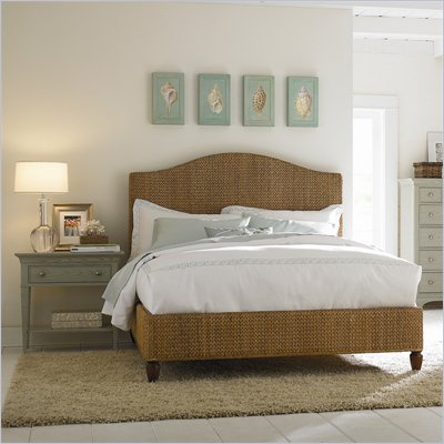 American Drew Ashby Park Banana Leaf Panel Bed 2 Piece Bedroom Set
