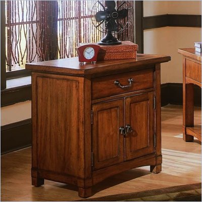 American Drew Beacon Ridge Nightstand in Rustic Pecan Finish