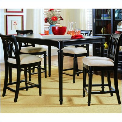 American Drew Camden Gathering Table in Black Finish
